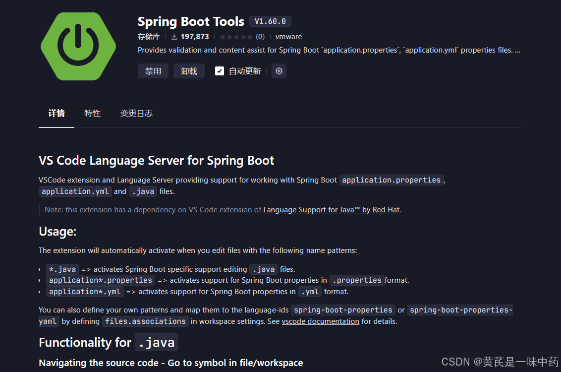 解决VS Code里Spring Boot Tools插件报Could not create the Java Virtual Machine ...