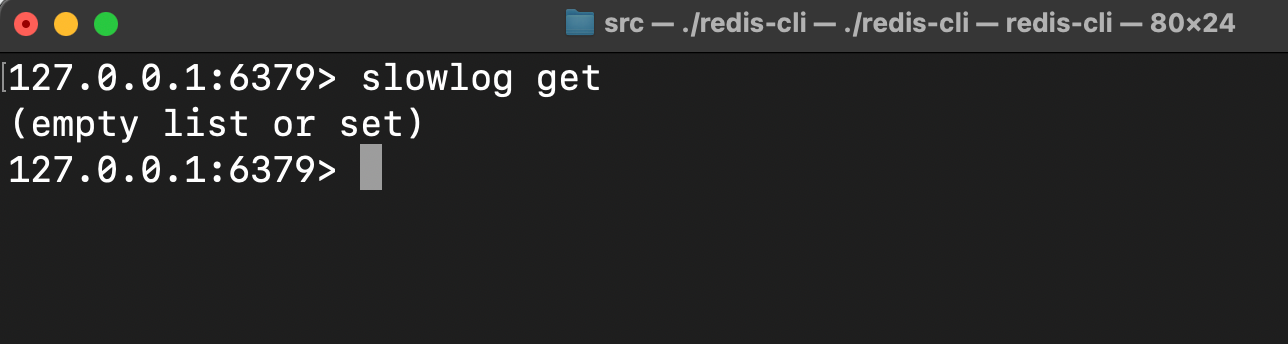 slowlog get初始状态