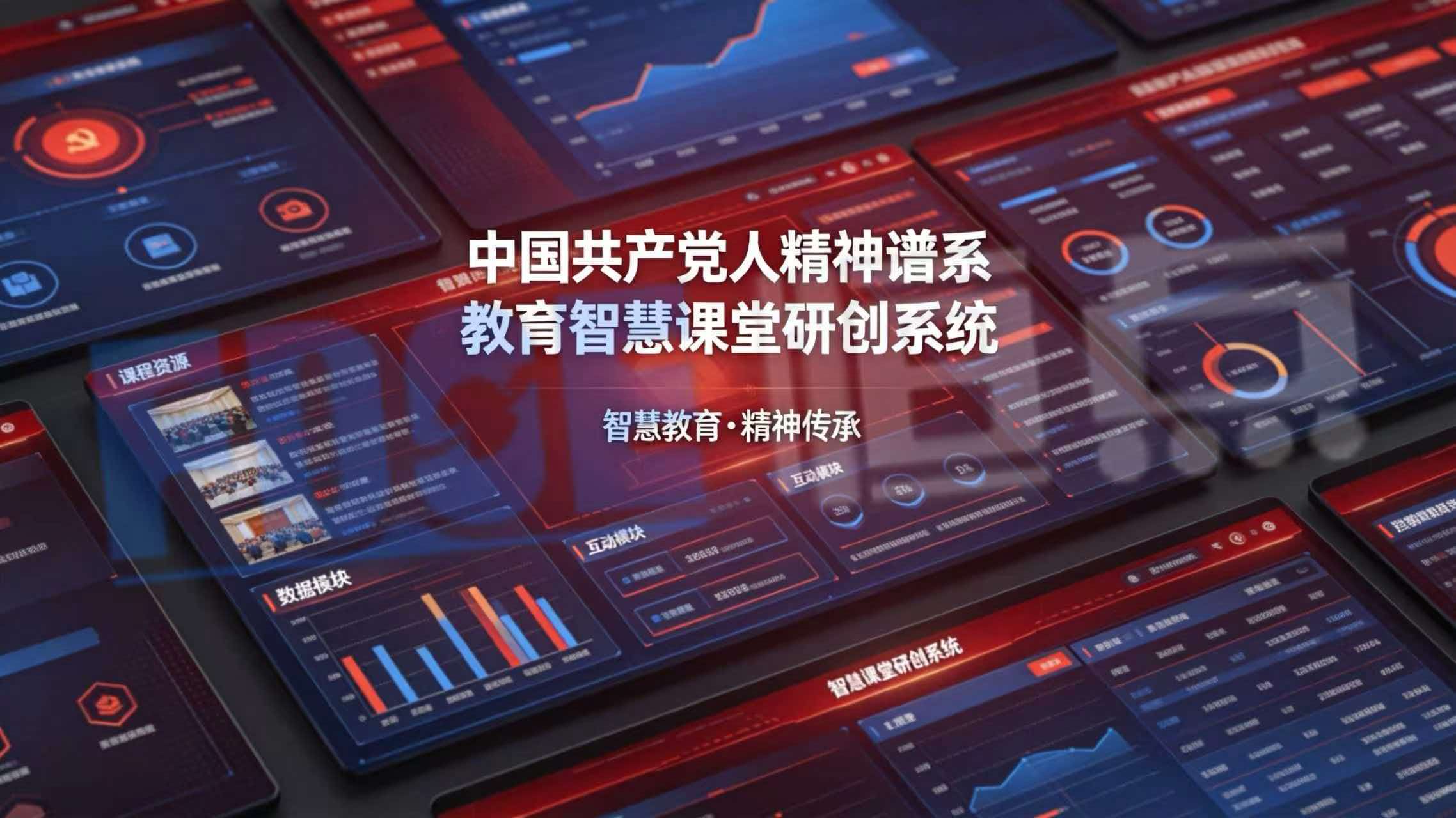 中国共产党人精神谱系教育智慧课堂研创系统