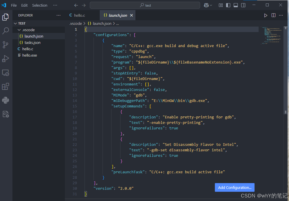 VScode上配置C/C++_vscode配置c++