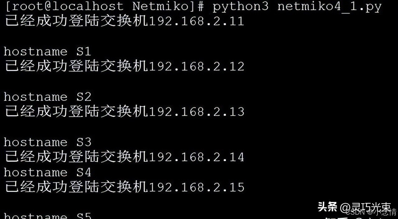 Python netmiko_Netmiko Python自动化网络配置_批量管理设备SSH登录
