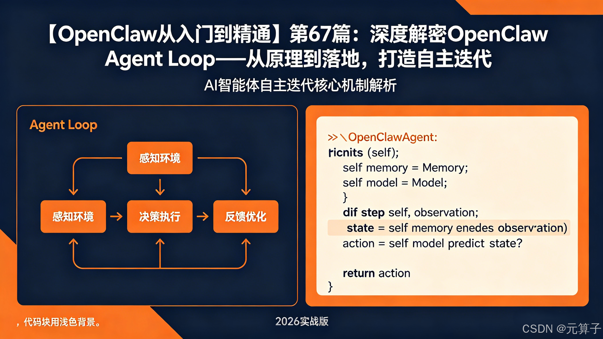 【OpenClaw从入门到精通】第67篇：深度解密OpenClaw Agent Loop——从原理到落地，打造自主迭代的AI智能体（2026 ...