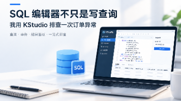SQL 编辑器不只是写查询:我用 KStudio 排查一次订单异常封面图