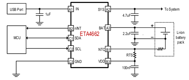 ETA4662典型应用电路
