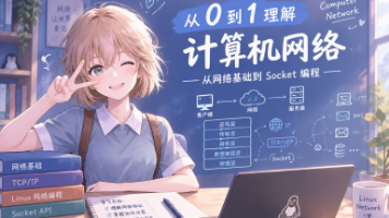 从 0 到 1 理解计算机网络:从网络基础到 Socket 编程封面图