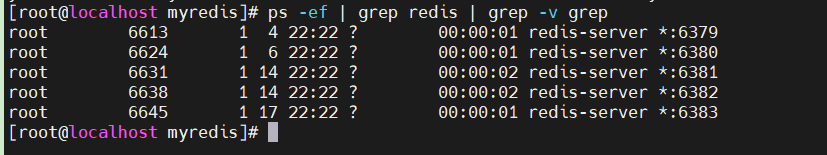 先开启多个redis