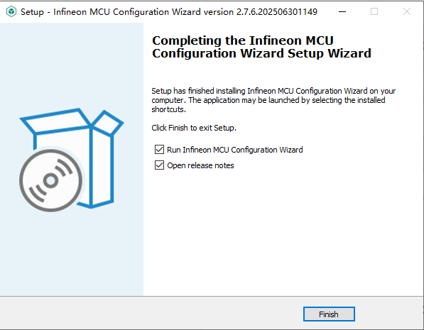 安装Infineon MCU Configuration Wizard-6