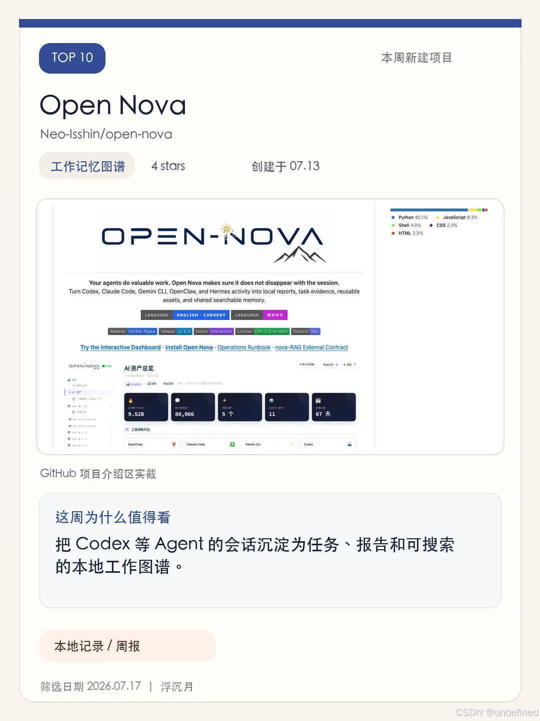 Open Nova
