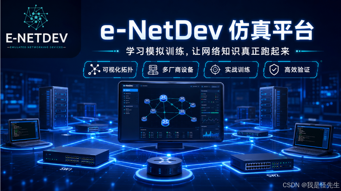 Netdev Platform e-NetDev 模拟器:打造属于你的虚拟网络实验室-CSDN博客