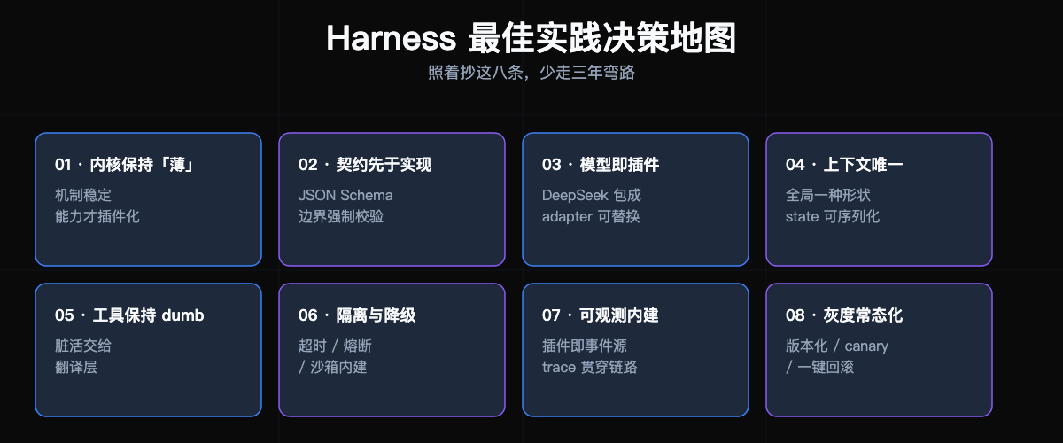 harness 最佳实践决策地图