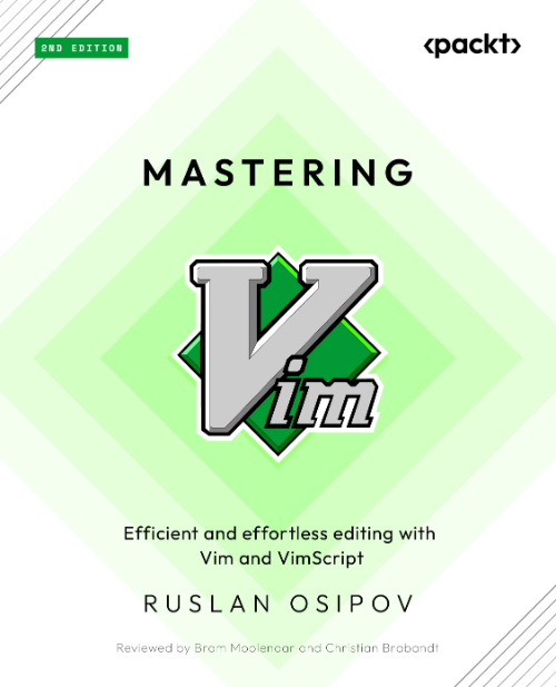 最新版《Mastering Vim》封面，涵盖 Vim 9.0 版特性