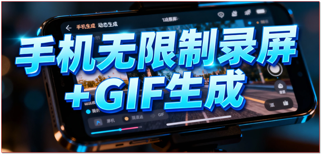 无需 Root!一款支持无时长限制录屏 + GIF 生成的全能工具使用教程_免root防录屏-CSDN博客