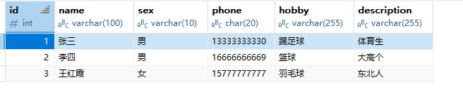 数据库示例