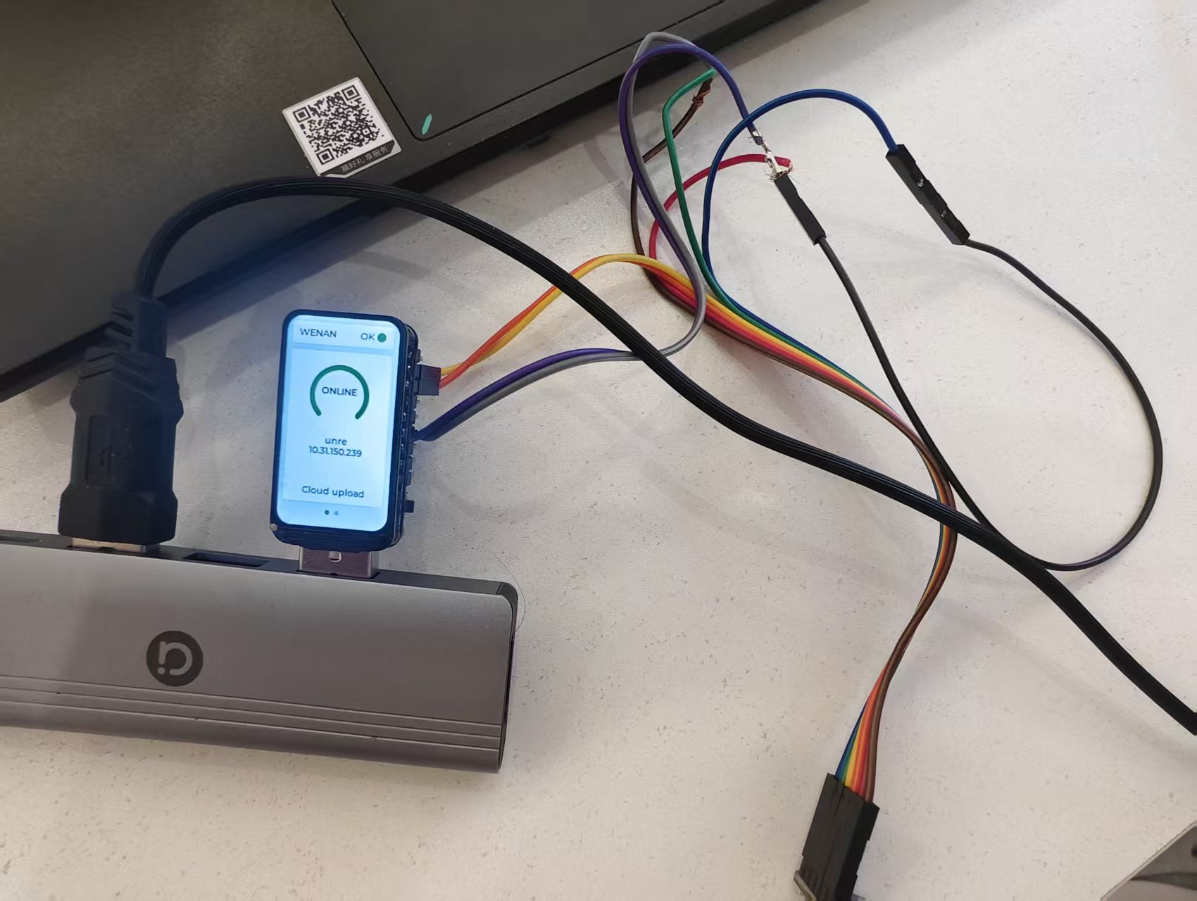 桌面上先把 ESP32-S3 和 BME690 跑起来
