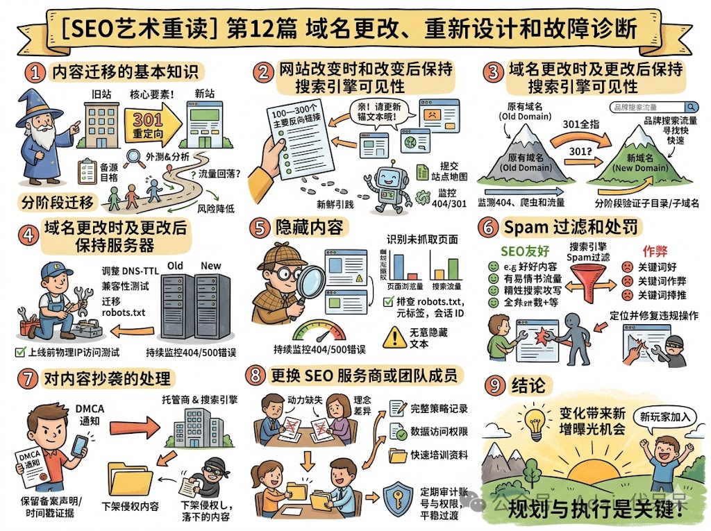 ⚠️ 网站改版必读：如何避免流量归零？域名迁移与重定向实战