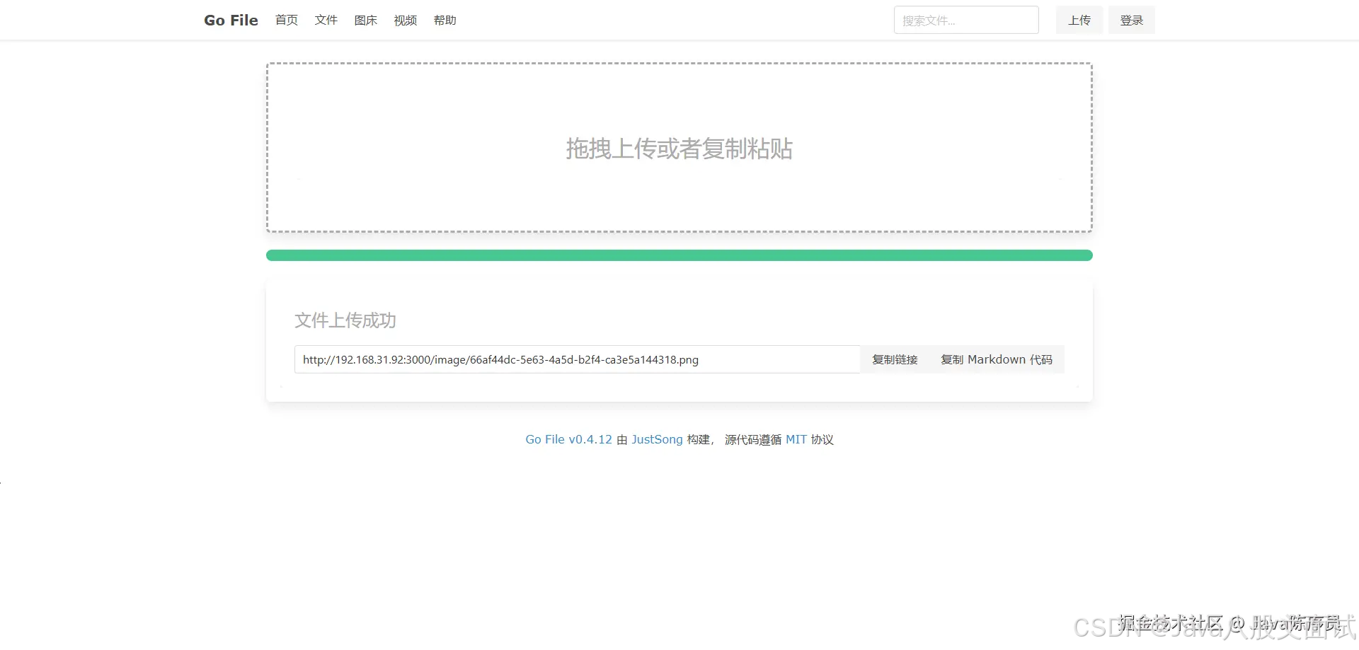 开箱即用！一个基于 Go 的文件分享工具！_gofile盘-CSDN博客