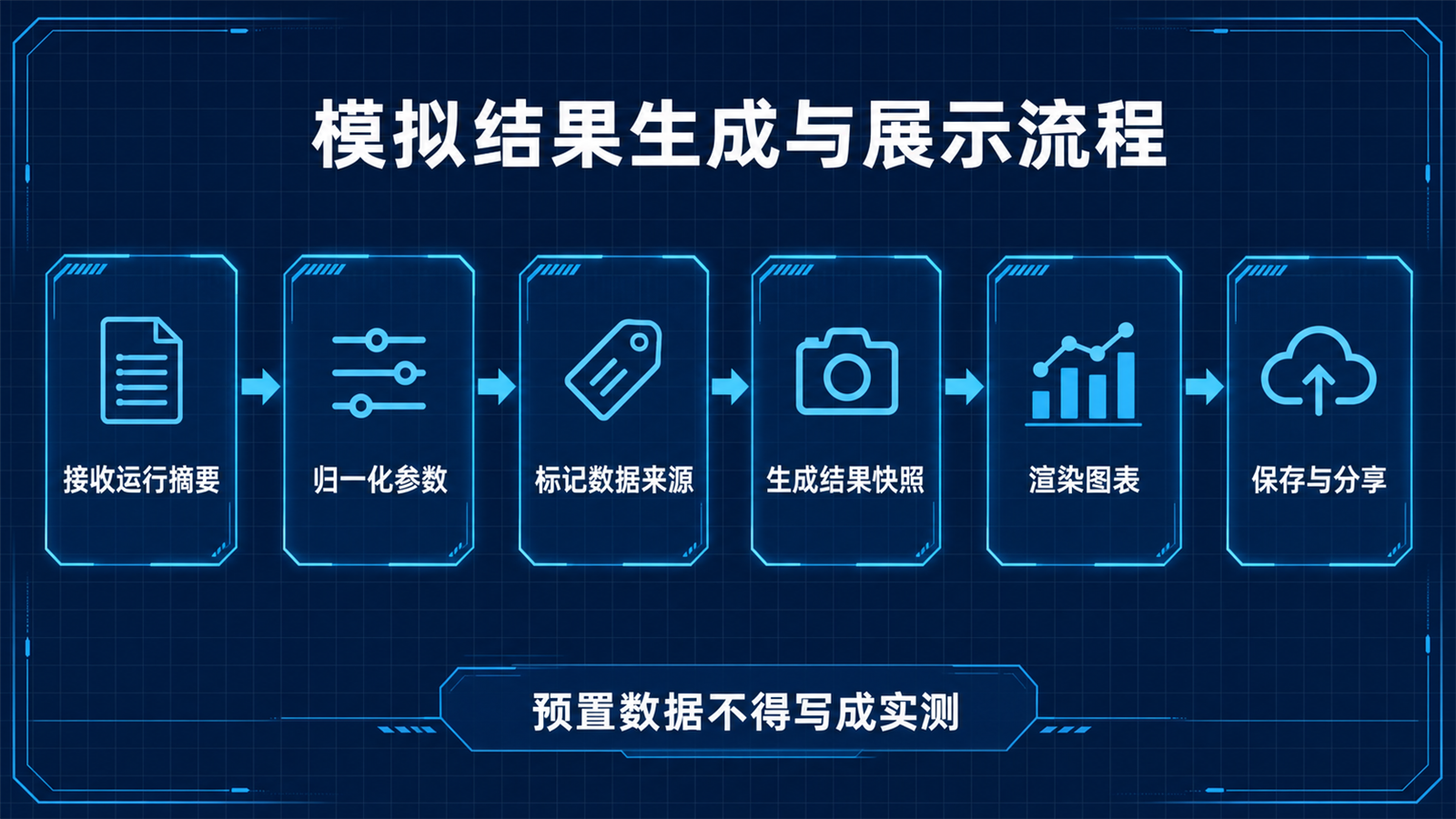 模拟结果生成与展示流程
