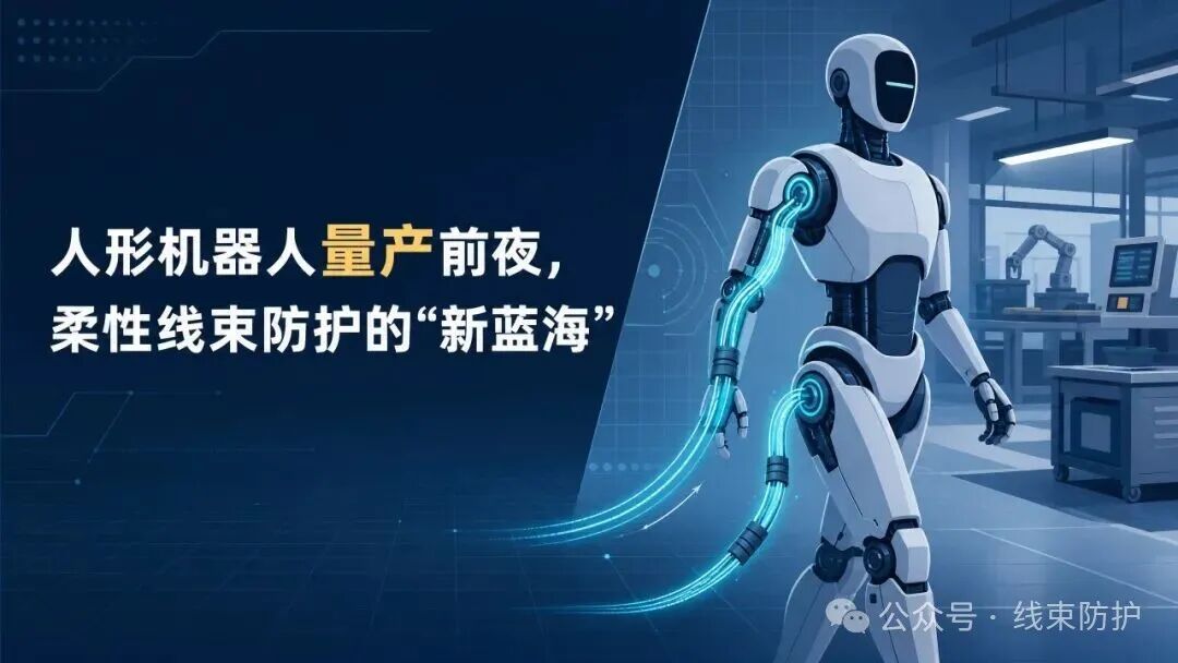 人形机器人量产与柔性线束防护主题封面