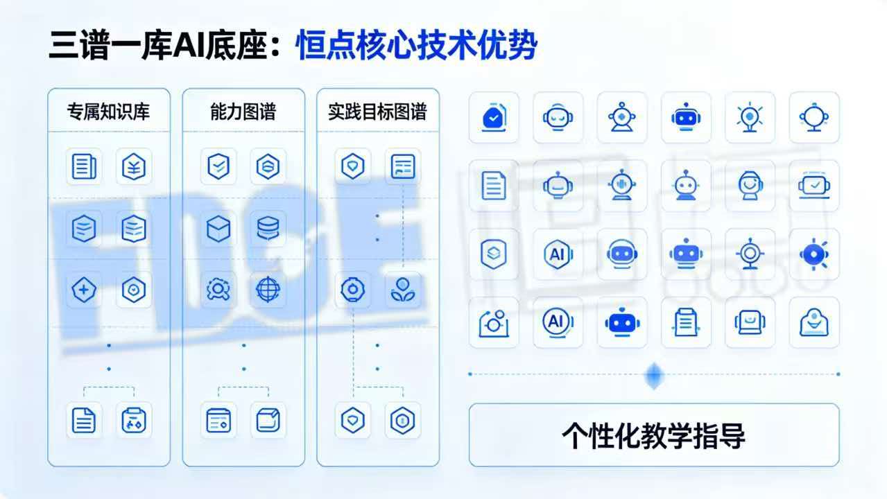 “三谱一库”AI底座是恒点核心技术优势