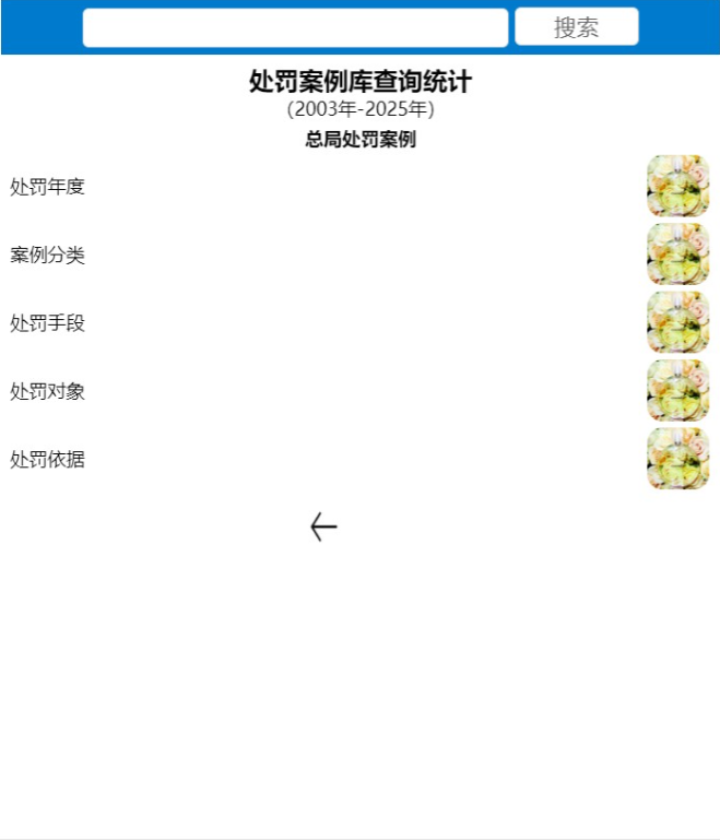 总局处罚案例分类查询