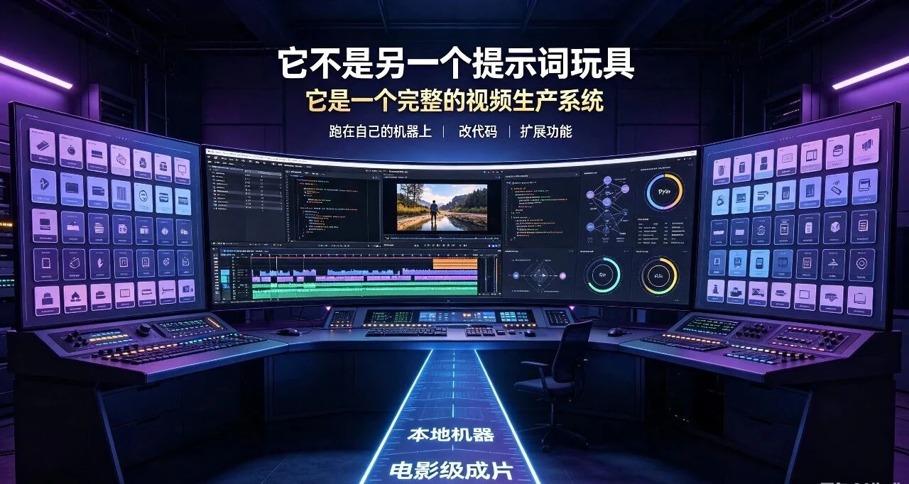 OpenMontage把AI编程助手变成完整视频生产系统