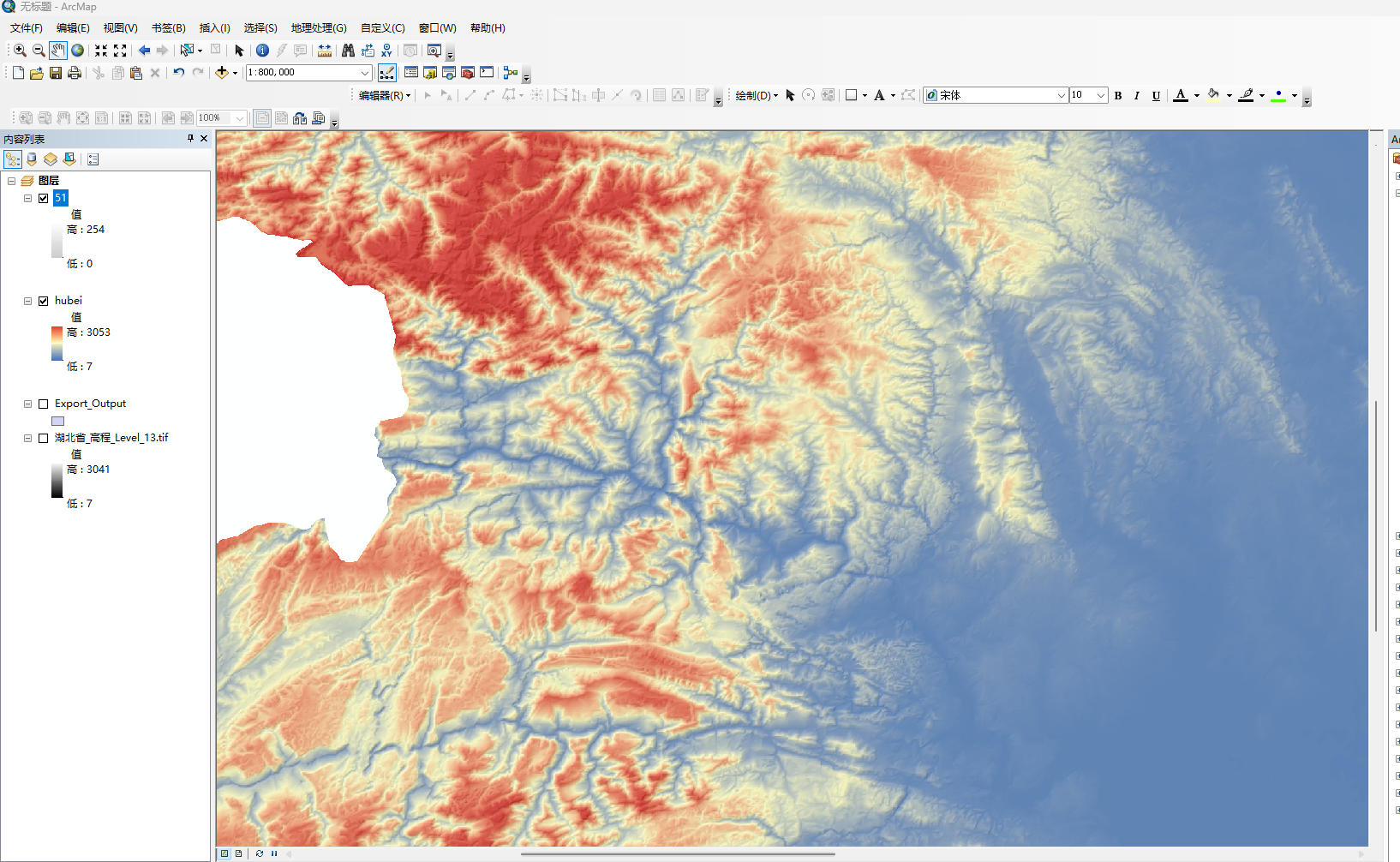 Arcgis制作3D地形图_arcgis地形图