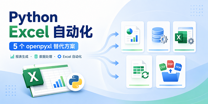 Python Excel 自动化:5 个 openpyxl 替代方案