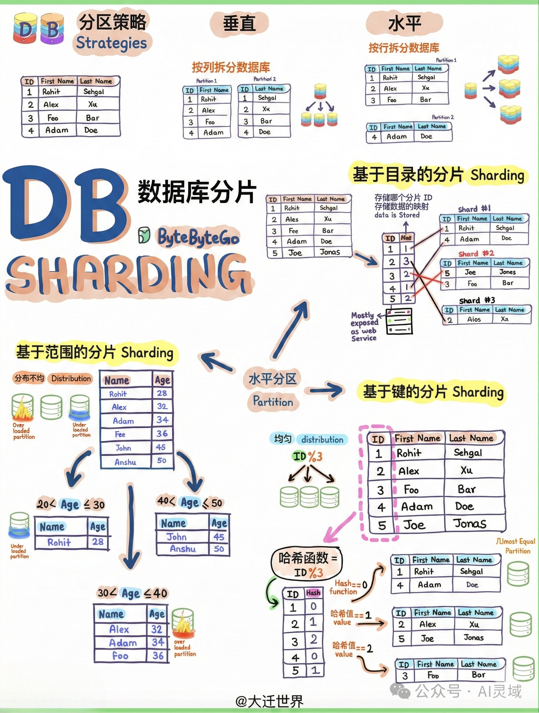 数据库分片速记：垂直 vs 水平 + 3 种路由_数据库分片路由-CSDN博客