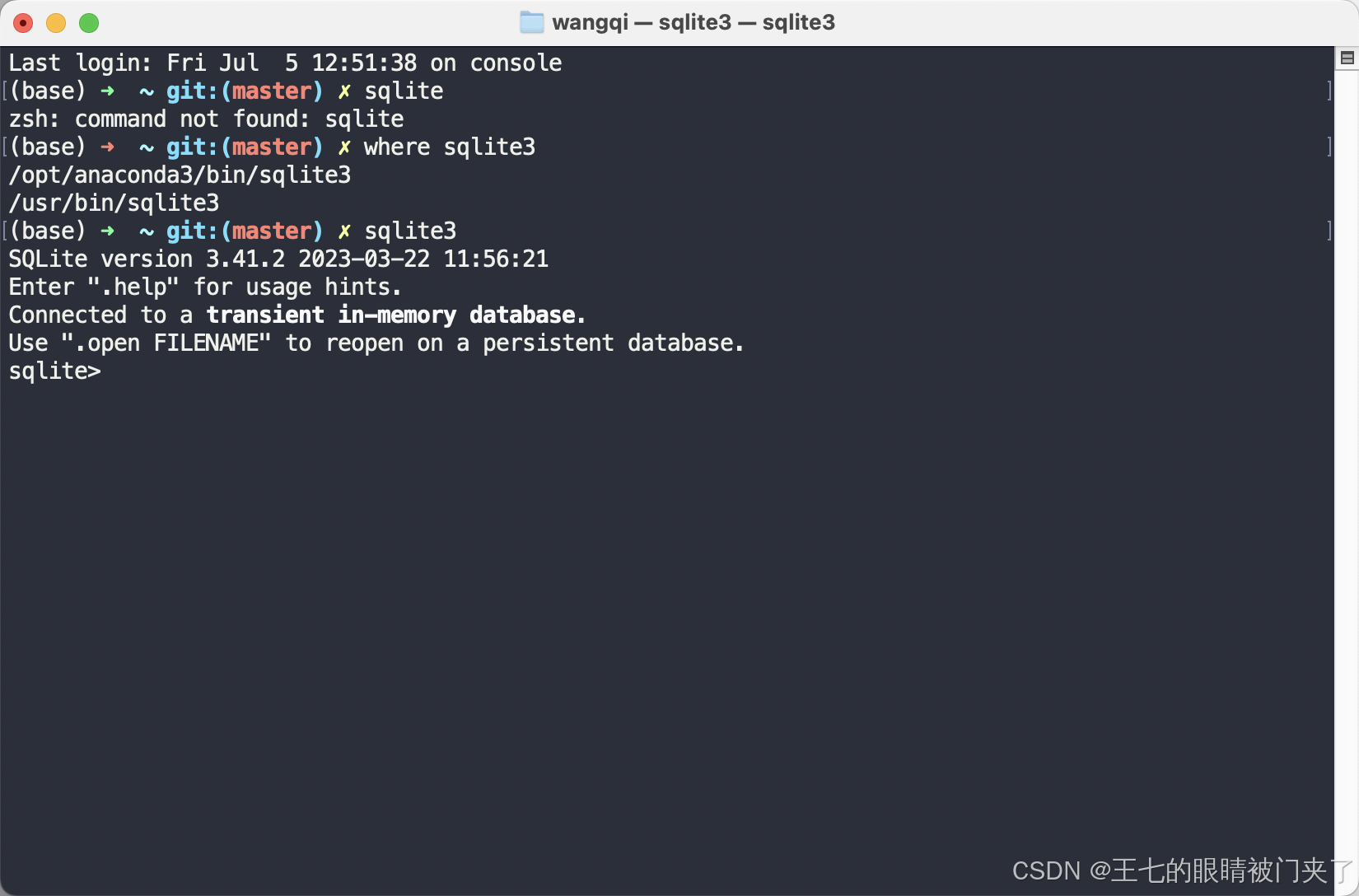 震惊！MAC OS自带sqlite3数据库_mac sqlite3-CSDN博客