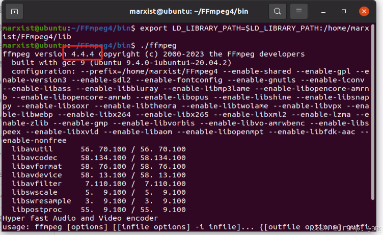 Ubuntu20.04 编译安装FFmpeg，出错分析以及解决方案