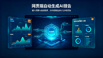 不用自建服务器,网页端也能做设备报警、历史曲线对比、AI 生成报告定时推送消息封面图