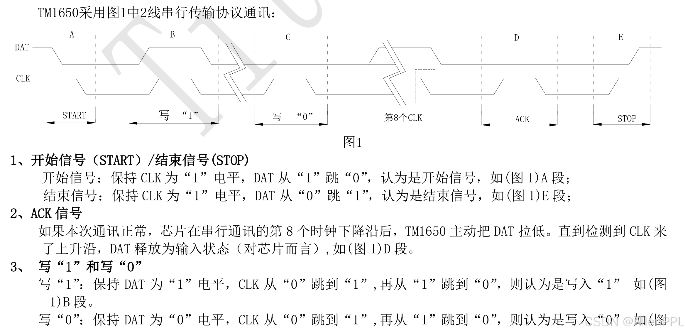 以TM1650时许图举例