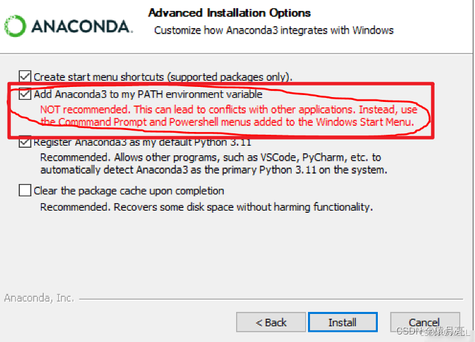 Anaconda安装、创建虚拟环境(Windows)+PyCharm 社区版（2024.2.3）安装+使用Anaconda进行PyCharm 开发Python（自用记录）_anaconda社区版