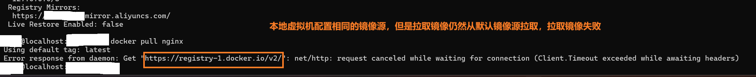 Error response from daemon: Get “https://registry-1.docker.io/v2 ...