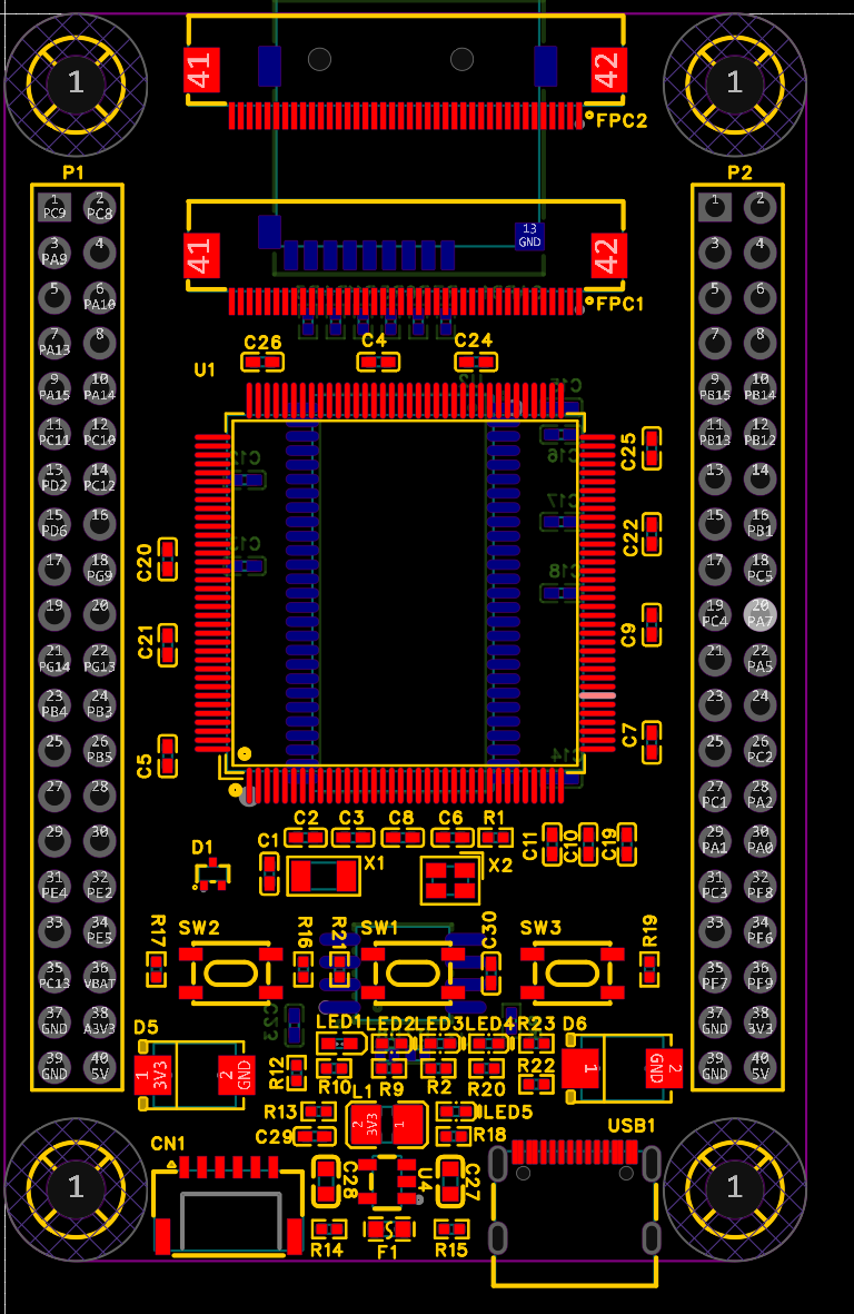⭐PCB四层板学习笔记———立创梁山派开发板⭐_立创梁山派原理图-CSDN博客