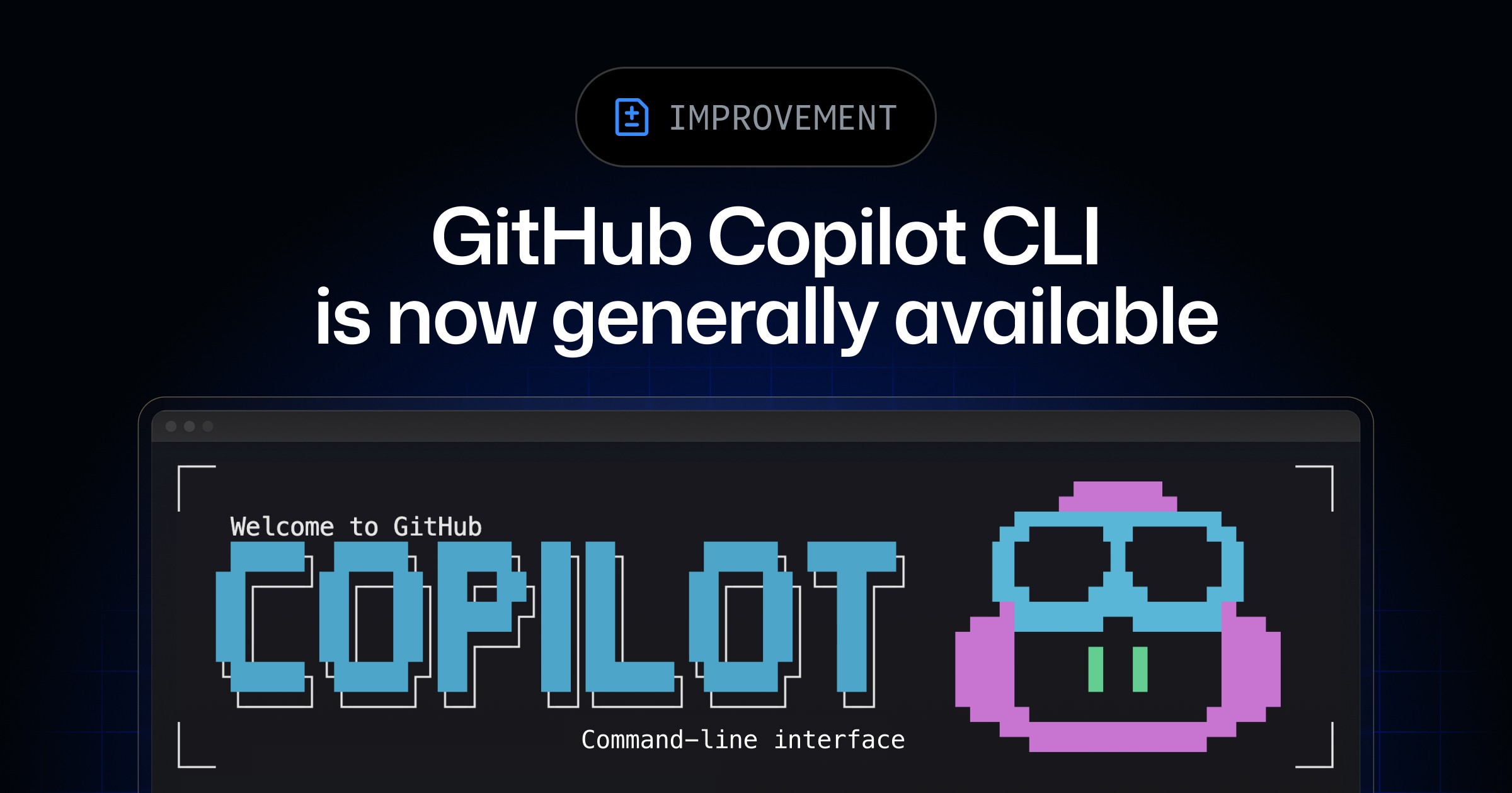 GitHub Copilot CLI 官方图