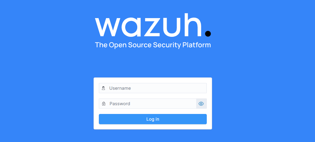 wazuh登录界面