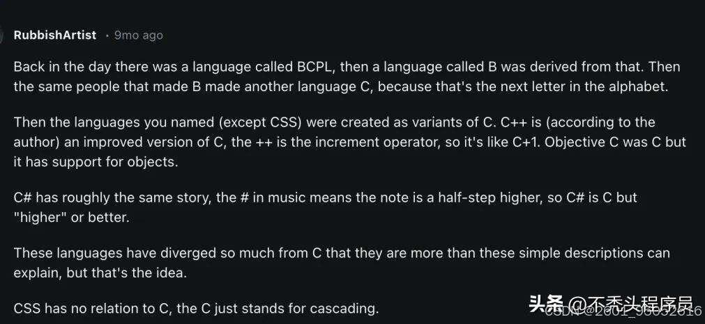 why are there so many programming languages with c letter_programming languages derived from c_c语言