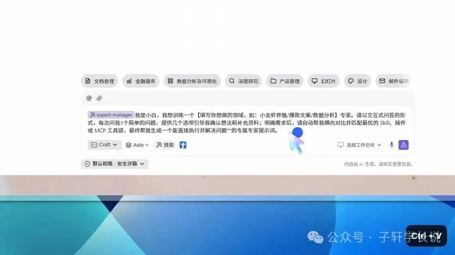 输入提示词示例
