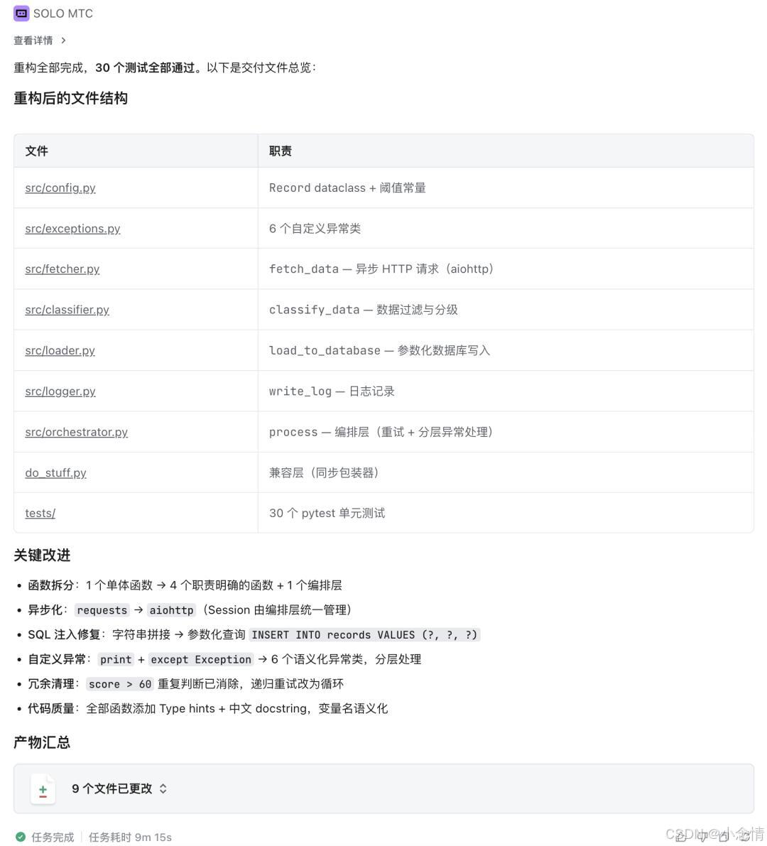 AIOHTTP_ TRAE SOLO 语音AI智能转录 _Voice Working TRAE SOLO 语音输入功能