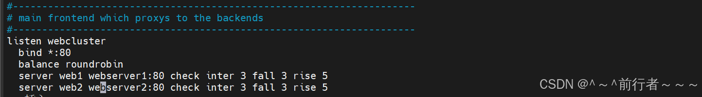 docker搭建haproxy实现负载均衡