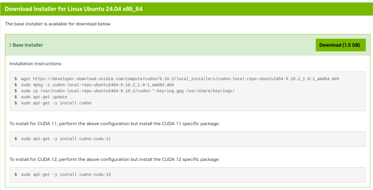 Ubuntu24.04+5060ti配置深度学习环境_ubuntu 5060ti