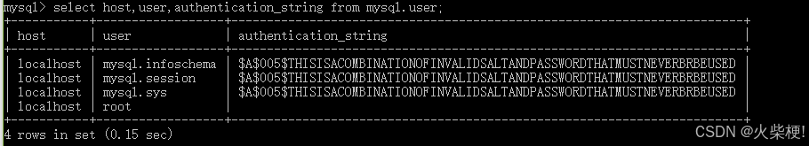 用户信息查询结果
