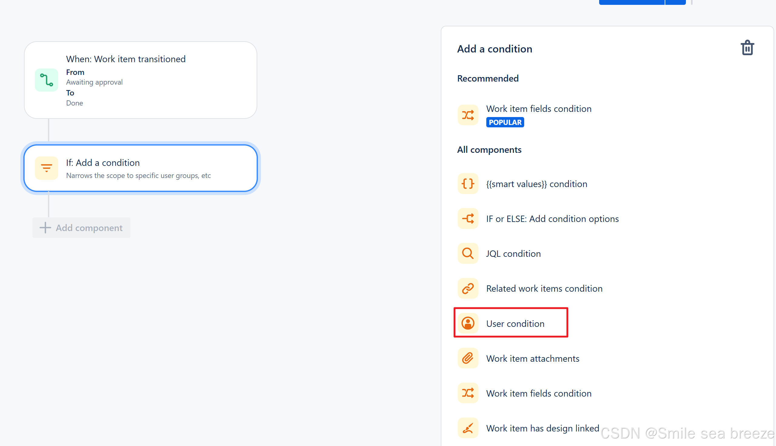 jira限制 awaiting approval done 只能由 approver 执行通过后自动发送邮件通知