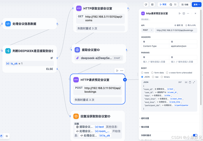 图10.16  提交预定会议室请求