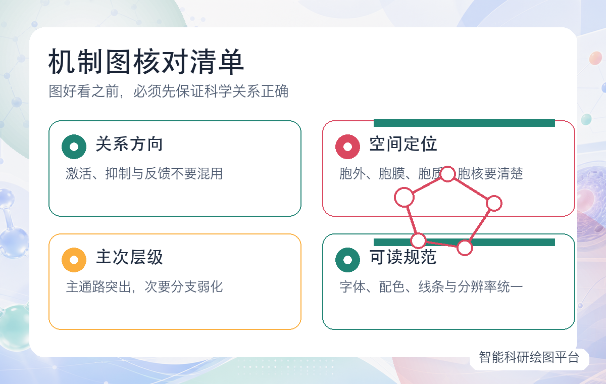 机制图核对清单信息图