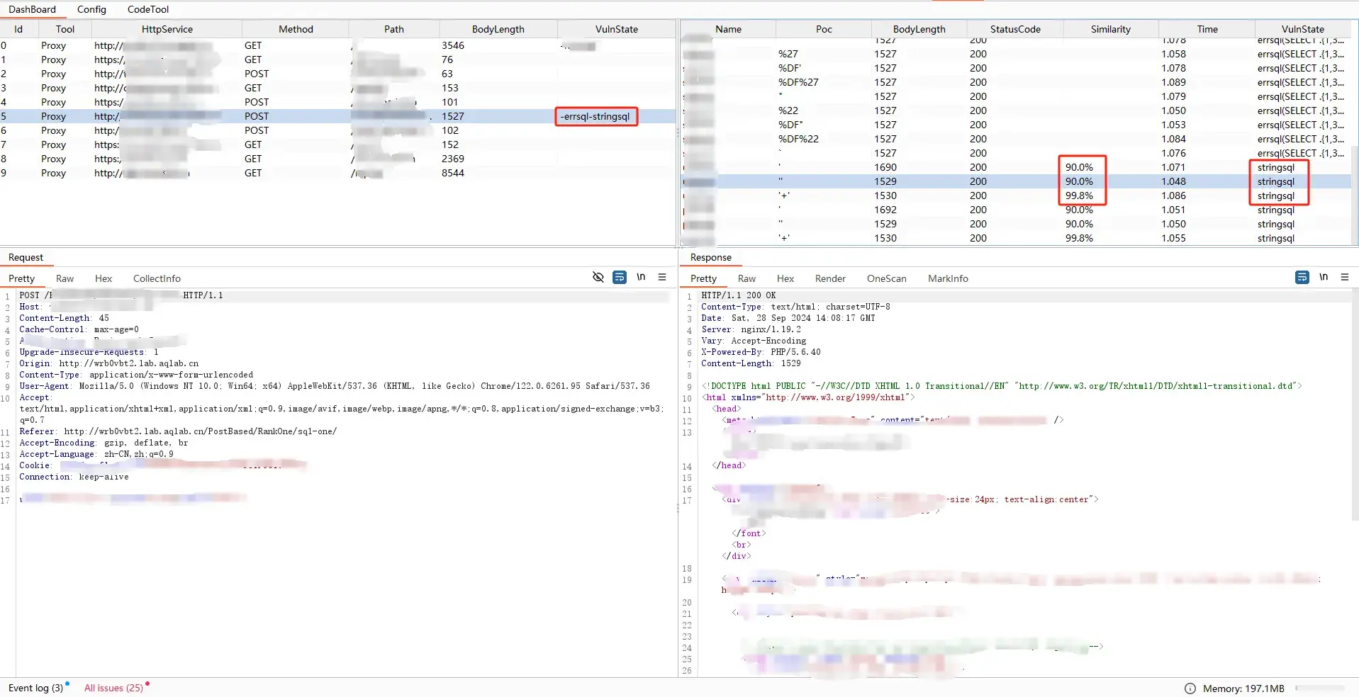 DetSql burpsuite插件|快速探测可能存在SQL注入的请求