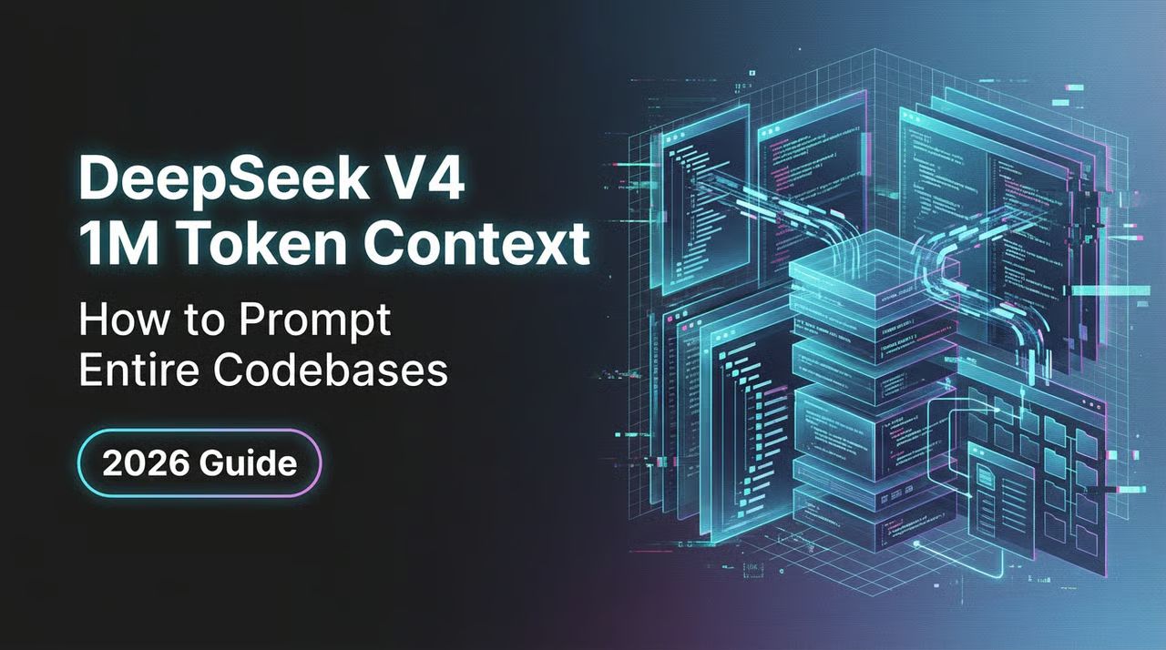 DeepSeek V4 百万上下文窗口示意图