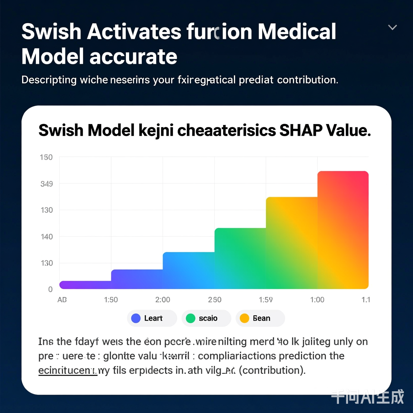 Swish模型中关键特征的SHAP值解释（如血糖值对并发症预测的贡献）