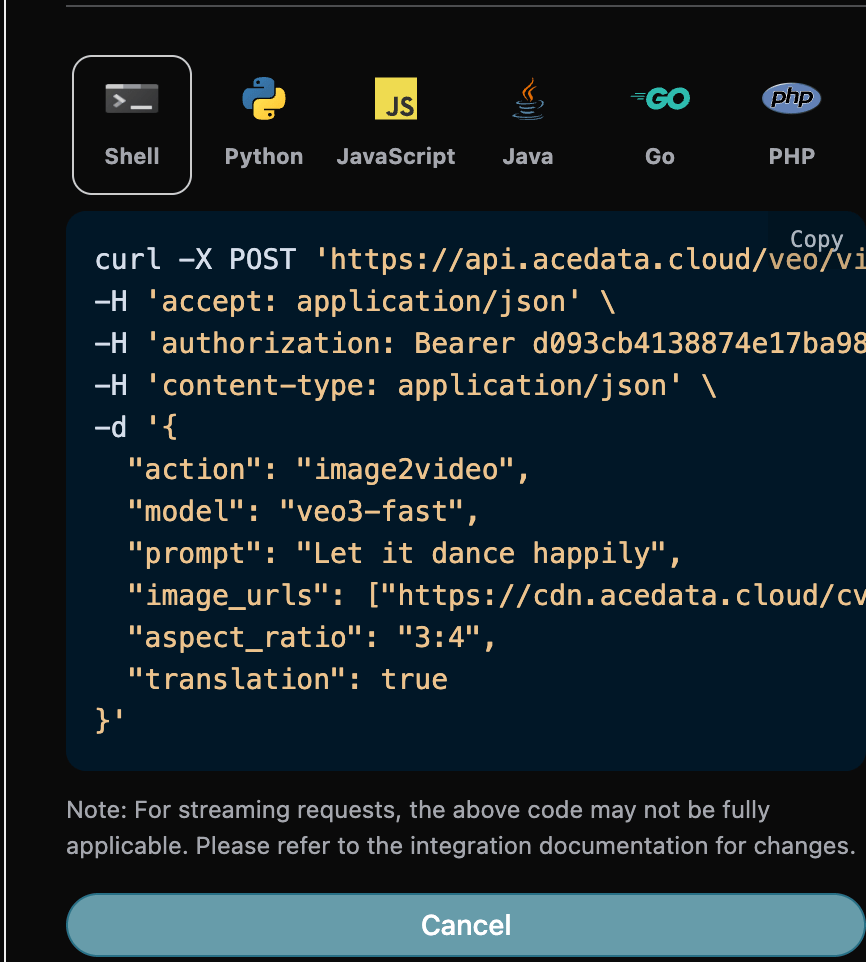 Veo Videos Generation API 对接说明_paid api key required for veo veo is a ...
